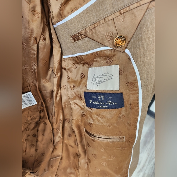 Banana Republic Tan Blazer Elegant Suit Jacket - Picture 4 of 4